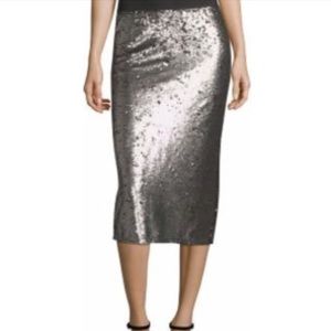 Sequin color flip skirt NWT